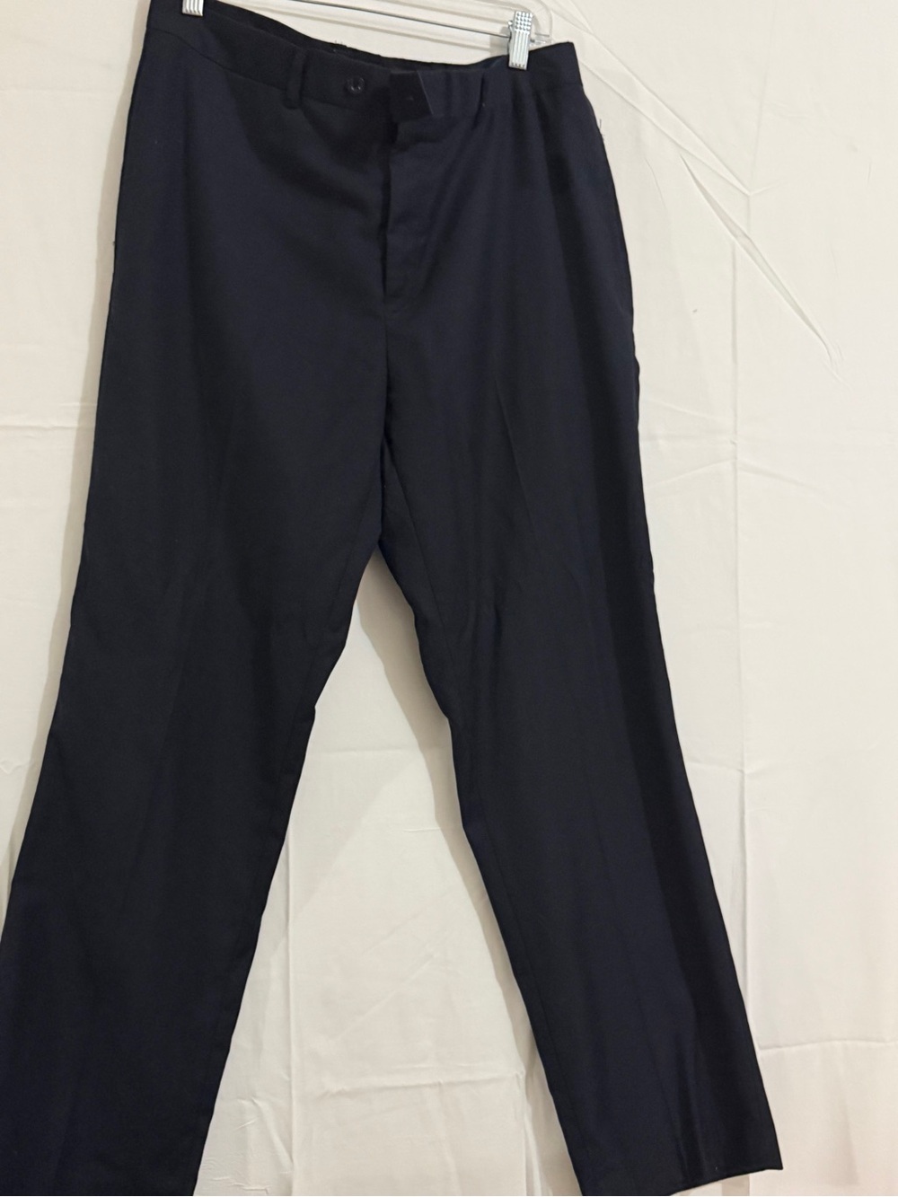 Men's Tailored Dress Pants in Black - Classic Straight Fit